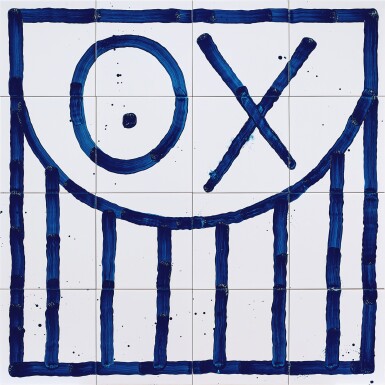 View full screen - View 1 of Lot 57. Mr A . Cobalt Blue Square 2 | A先生,鈷藍方2號.