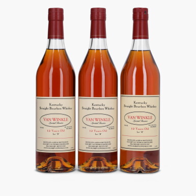 View full screen - View 1 of Lot 2149. Van Winkle 12 Year Old Special Reserve Lot "B" 90.4 Proof NV (3 Bottles 75cl).