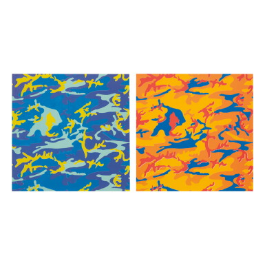 View full screen - View 1 of Lot 298. ANDY WARHOL | CAMOUFLAGE (SEE F. & S. IIB.412).