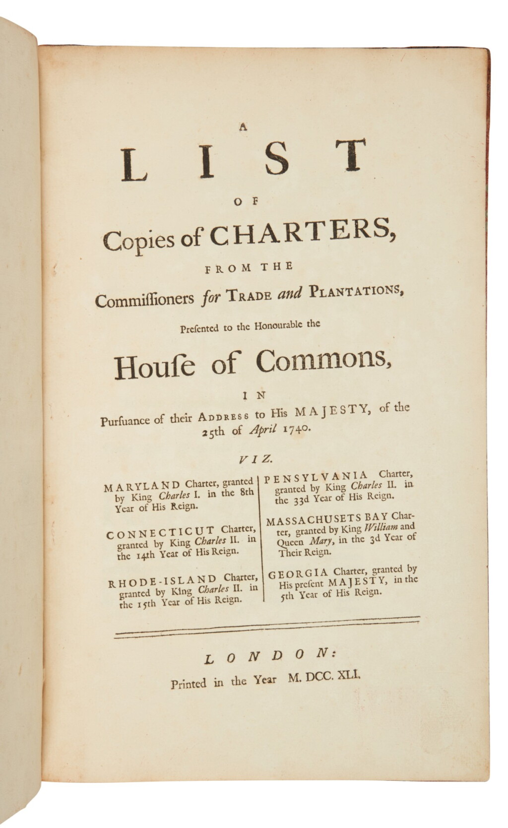 View full screen - View 1 of Lot 168. North American Colonies | .
