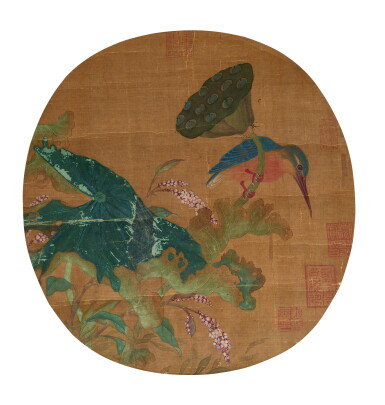 View full screen - View 1 of Lot 9143. 佚名(明) 花鳥 | Anonymous (Ming Dynasty), Flowers and Birds.