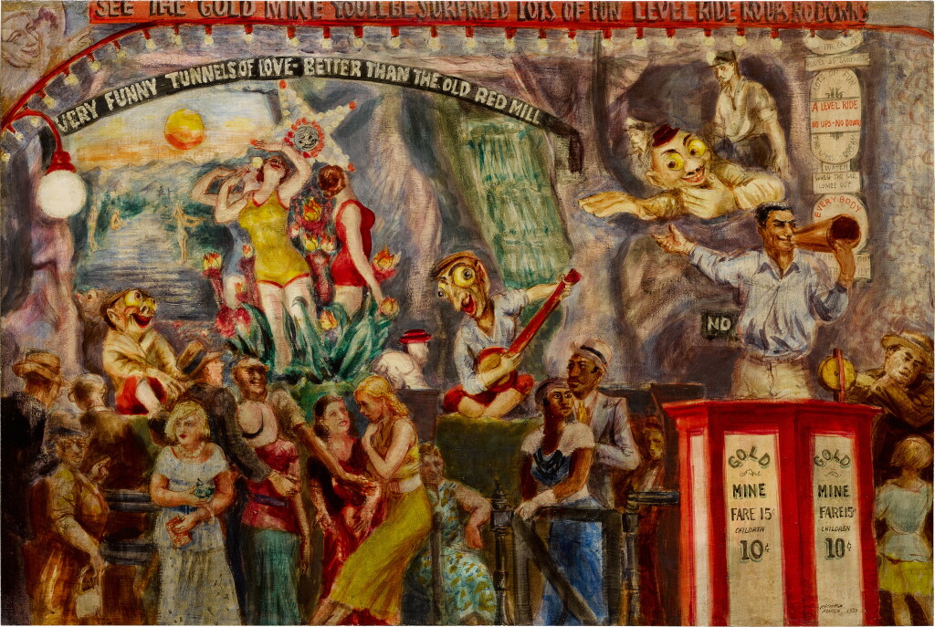 View full screen - View 1 of Lot 324. The Gold Mine Ride (Tunnels of Love).