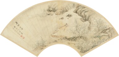 View full screen - View 1 of Lot 9100. 惲壽平 萬橫香雪|Yun Shouping, Landscape.