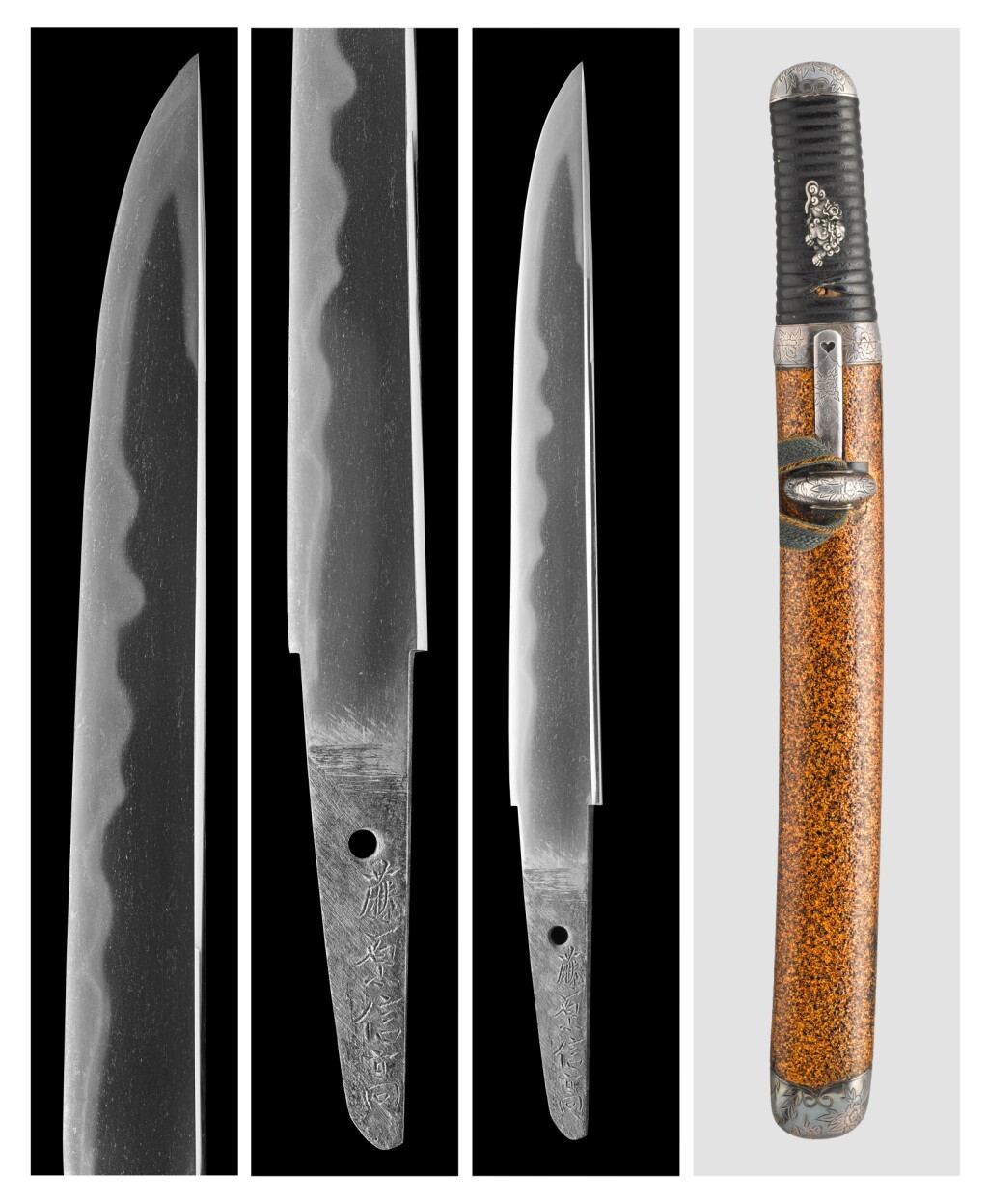 View full screen - View 1 of Lot 221. A tanto, signed Fujiwara Nobutaka, Japan, Edo period, 19th century.