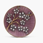 Enamel and Diamond Brooch