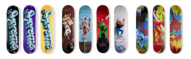 View full screen - View 1 of Lot 1. 216 Supreme Skateboards .