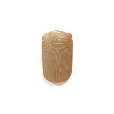 View full screen - View 1 of Lot 82. A celadon jade cicada, Han dynasty .