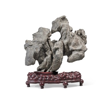 View full screen - View 1 of Lot 302. A large 'lingbi' scholar’s rock.