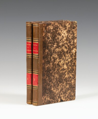View full screen - View 1 of Lot 54. GAUTIER. Tra los montes. Paris, 1843. 2 vol. in-8. Reliure de Mercier. Edition originale..