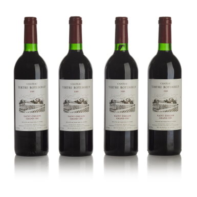 View full screen - View 1 of Lot 122. Château Le Tertre Rôteboeuf 1989 (12 BT).