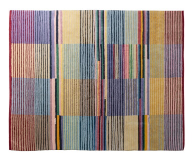 View full screen - View 1 of Lot 1159. Christopher Farr after a design by Gunta Stölzl (1897 - 1983) A modern wool carpet, "PL 174" model, | Christopher Farr d'après un dessin de Gunta Stölzl (1897 - 1983) Tapis moderne en laine, modèle "PL 174".