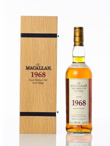 View full screen - View 1 of Lot 7602. The Macallan Fine & Rare 34 Year Old 51.0 abv 1968 (1 BT75).