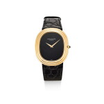 PATEK PHILIPPE | ELLIPSE, REFERENCE 3634, A YELLOW GOLD WRISTWATCH WITH ONYX HARDSTONE DIAL, CIRCA 1977
