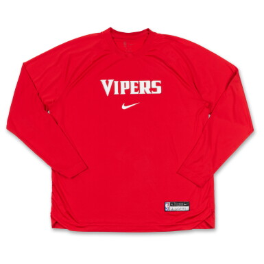 View full screen - View 1 of Lot 63. Tristen Newton Rio Grande Valley Vipers 2025-2026 'Rising Stars' Worn Warmup Top.