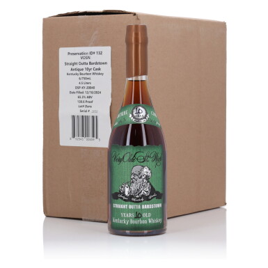 View full screen - View 1 of Lot 837. Very Olde St. Nick Straight Out Of Bardstown 10 Year Old 130.6 Proof NV (6 Bottles 75cl).