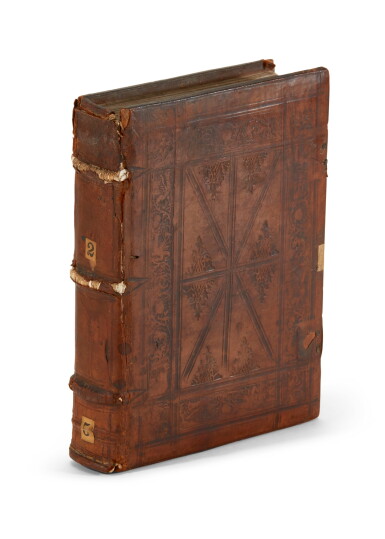 View full screen - View 1 of Lot 121. Henricus de Vrimaria, Opus sermonum de sanctis, Haguenau, 1513, contemporary Cambridge binding.
