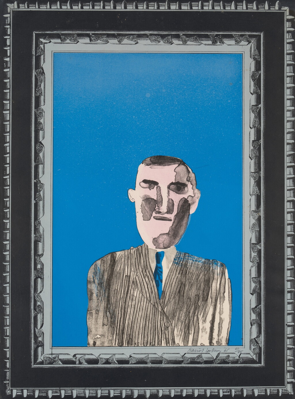 View full screen - View 1 of Lot 153. Picture of a Portrait in a Silver Frame, from A Hollywood Collection.