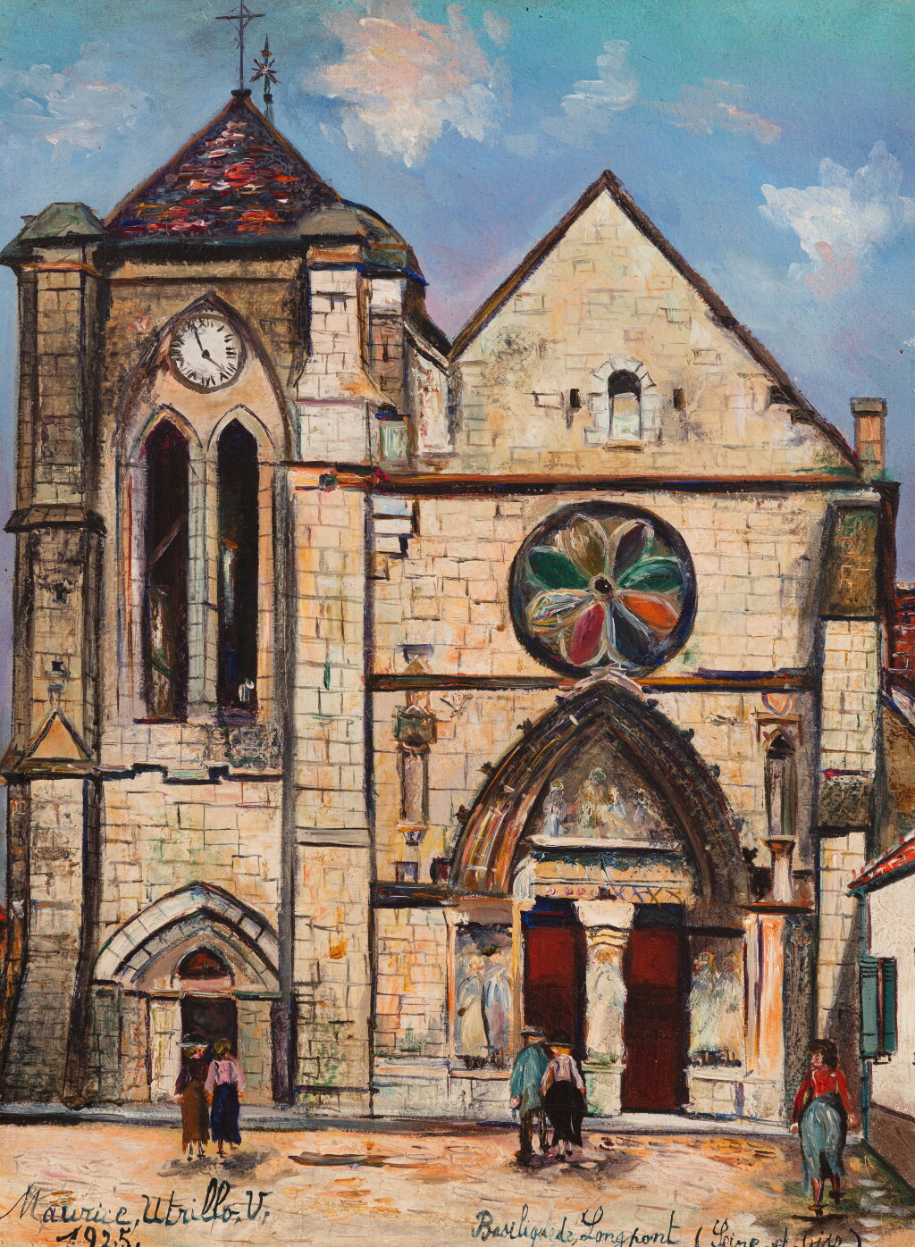 View full screen - View 1 of Lot 333. Basilique Notre-Dame de Bonne Garde, Longpont-sur-Orge (Essonne).