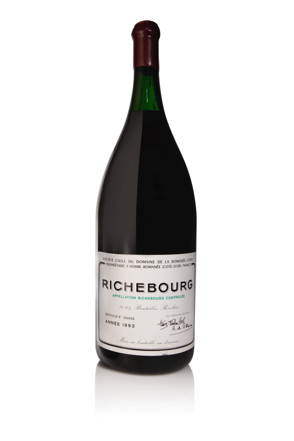 View full screen - View 1 of Lot 44. Richebourg 1993 Domaine de la Romanée-Conti (1 METH).