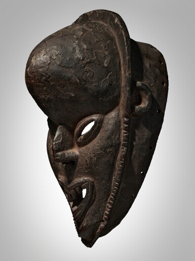 View full screen - View 1 of Lot 47. Bamileke Mask, Grassfields, Cameroon.