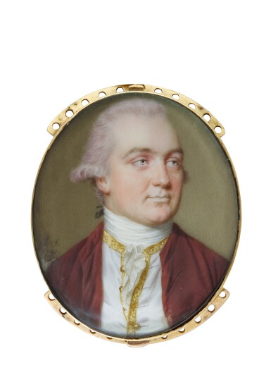 View full screen - View 1 of Lot 297. JOHN SMART | PORTRAIT OF JAMES HUNTER BLAIR, LATER SIR JAMES, 1ST BT. (1741-1787).