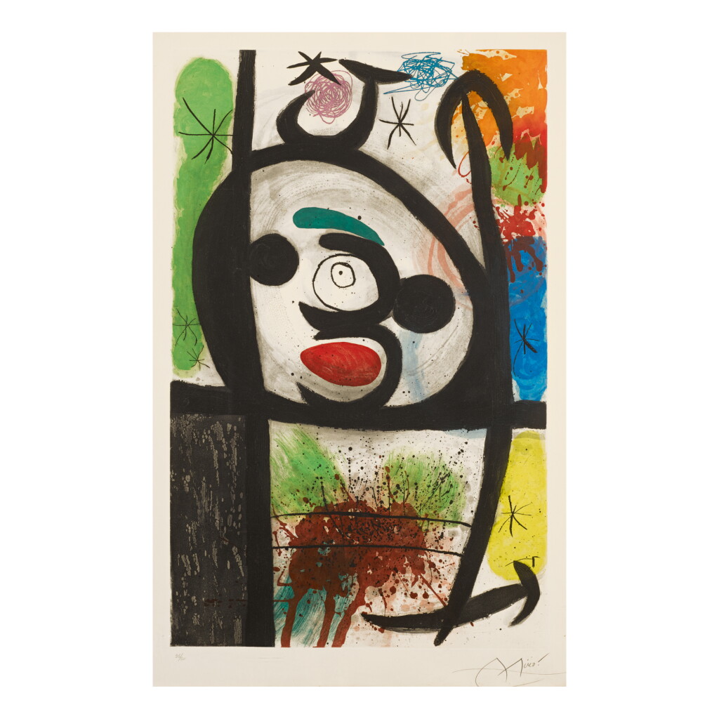 View full screen - View 1 of Lot 135. JOAN MIRÓ | LA FEMME TOUPIE (D. 652).