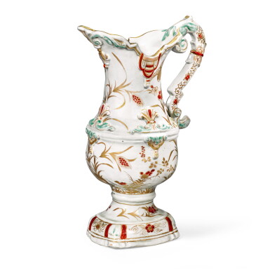 View full screen - View 1 of Lot 78. A RARE AND FINE ARITA HELMET EWER | EDO PERIOD, 18TH CENTURY.
