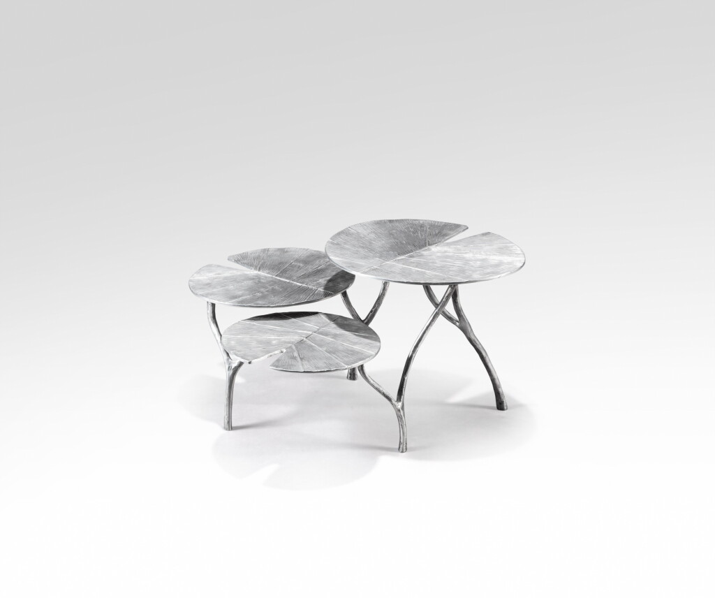 View full screen - View 1 of Lot 154. Lotus 3 Feuilles coffee table.