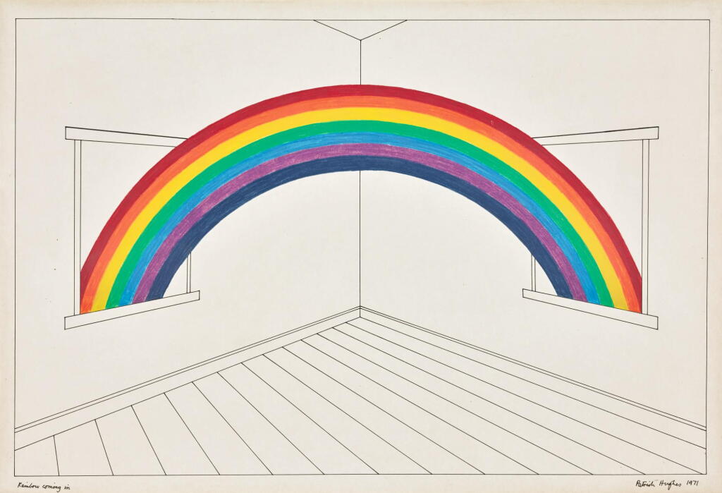 View full screen - View 1 of Lot 58. PATRICK HUGHES | RAINBOW COMING IN.