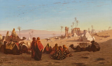 View full screen - View 1 of Lot 27. Rest by the Ruins of Ancient Hermonthis.