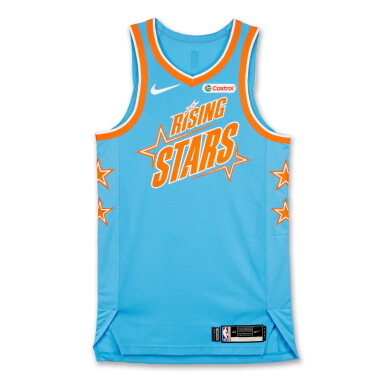 View full screen - View 1 of Lot 19. Reed Sheppard 2025-2026 ‘Rising Stars’ Photoshoot Worn Jersey.