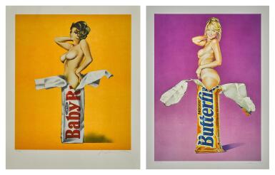 View full screen - View 1 of Lot 87. Candy (Baby Ruth); and Butterfinger.