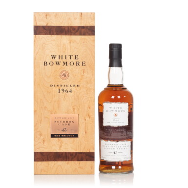View full screen - View 1 of Lot 27. Bowmore White Bourbon Cask 43 Year Old 42.8 abv 1964 (1 BT70).