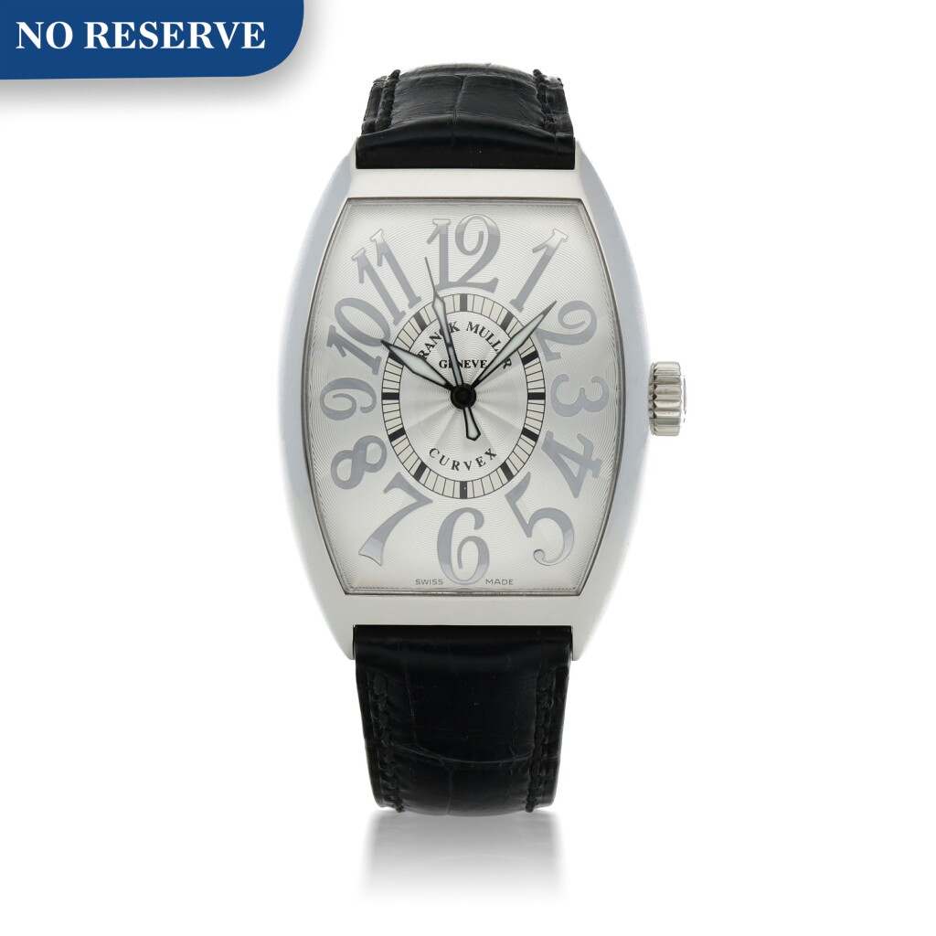 View full screen - View 1 of Lot 38. CURVEX RELIEF, REF 7851 SC STAINLESS STEEL WRISTWATCH CIRCA.