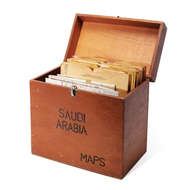 View full screen - View 1 of Lot 125. Arabian Peninsula. Thirty-two geological maps in a box. Washington and Jiddah. 1956-1984.