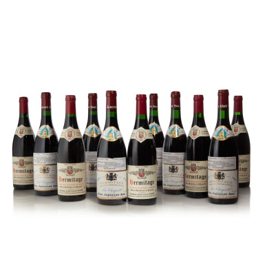 View full screen - View 1 of Lot 21. Hermitage, La Chapelle 1990 Paul Jaboulet Aîné (12 BT) .