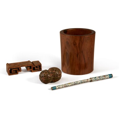 View full screen - View 1 of Lot 949. FOUR SCHOLAR'S ARTICLES, QING DYNASTY.