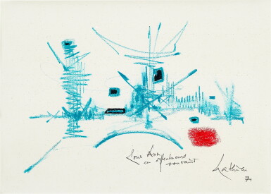 View full screen - View 1 of Lot 6211. George Mathieu 喬治·馬修 | Composition 構成.