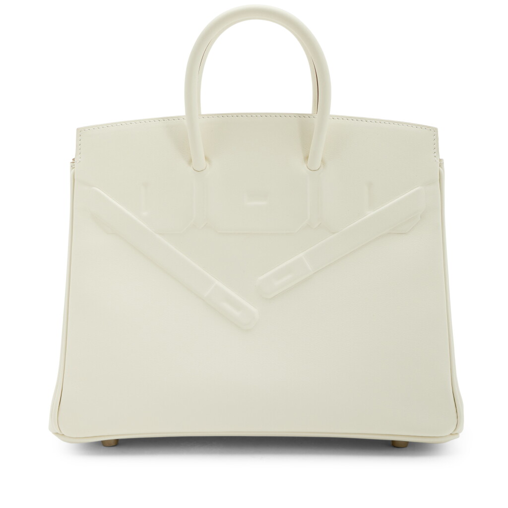 View full screen - View 1 of Lot 33. Limited Edition Nata Swift Shadow Birkin 25 Palladium Hardware, 2023.