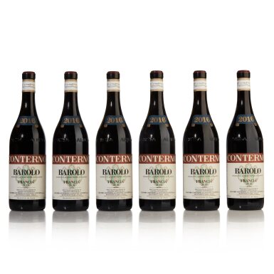 View full screen - View 1 of Lot 573. Barolo, Francia 2016 Giacomo Conterno (6 BT).