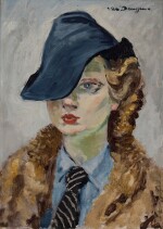 La Femme au chapeau bleu