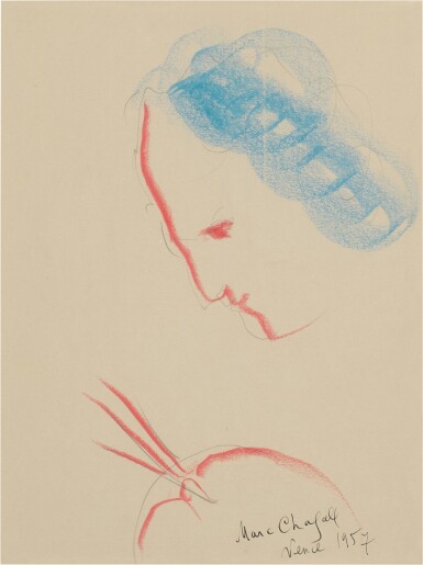 View full screen - View 1 of Lot 420. Autoportrait .