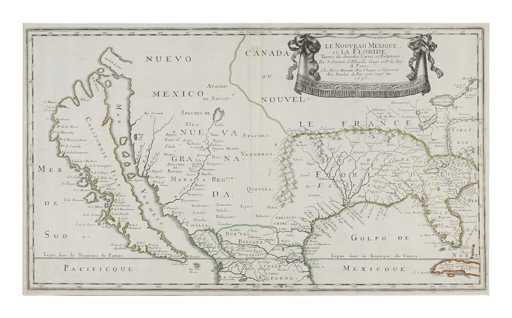 View full screen - View 1 of Lot 22. Sanson d'Abbeville, Nicolas | Establishing the shape of the West.