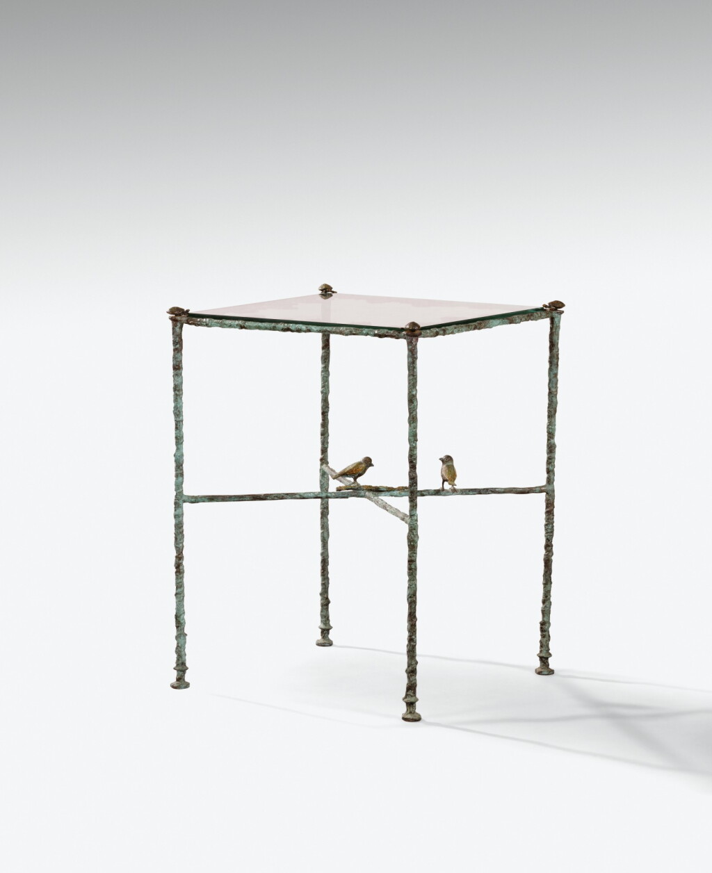 View full screen - View 1 of Lot 160. Table Aux Oiseaux, feuilles et tortues.