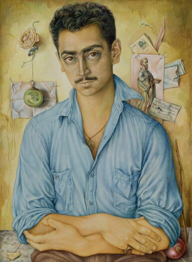 View full screen - View 1 of Lot 540. Retrato de Nazario Chimez Barket.