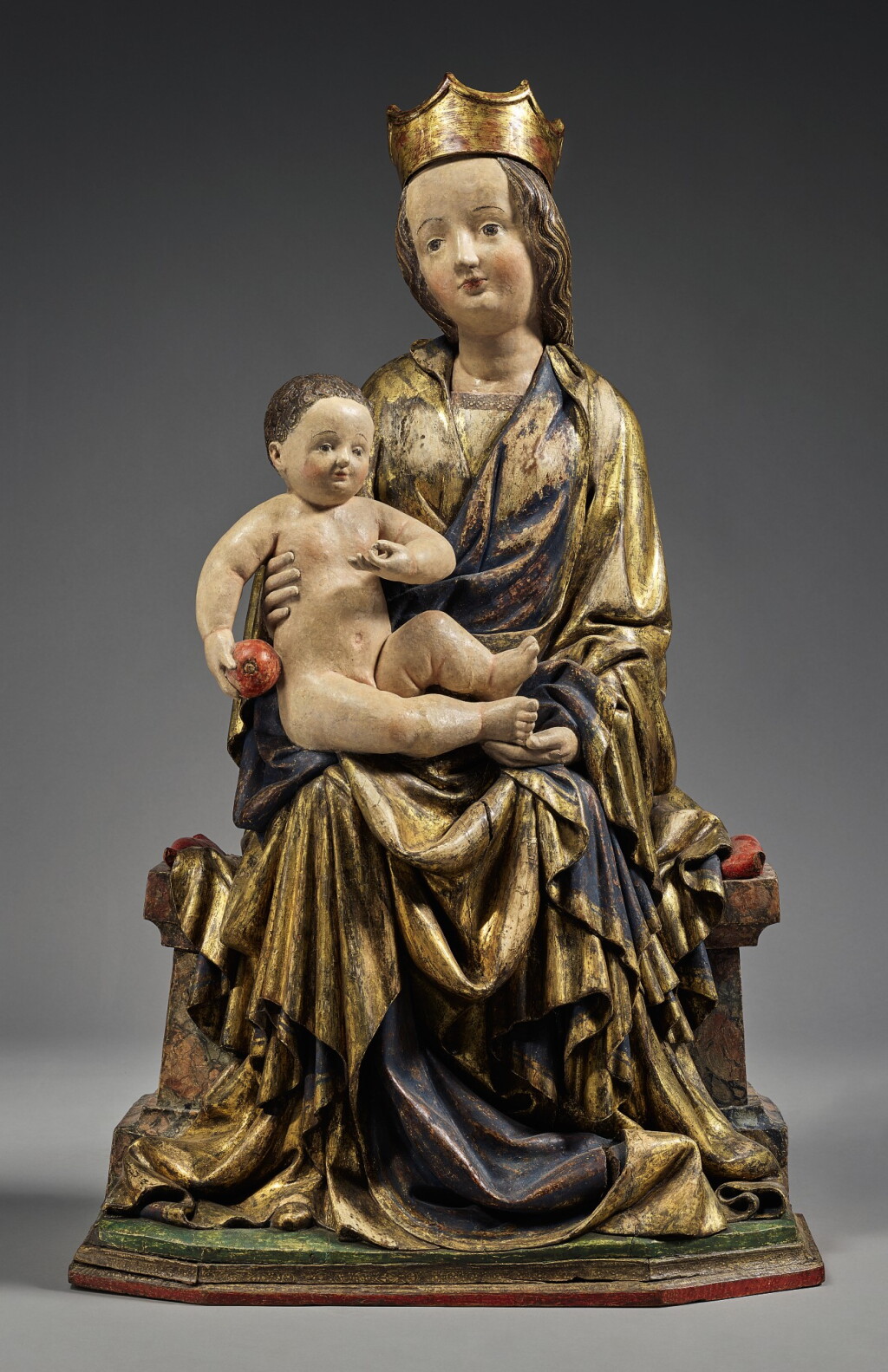 View full screen - View 1 of Lot 131. AUSTRIAN, SALZBURG, CIRCA 1440 | VIRGIN AND CHILD.