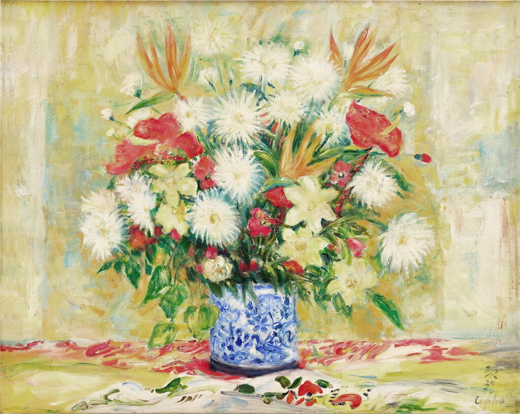 View full screen - View 1 of Lot 6207. Le Pho 黎譜 | Bouquet de fleurs 花束.