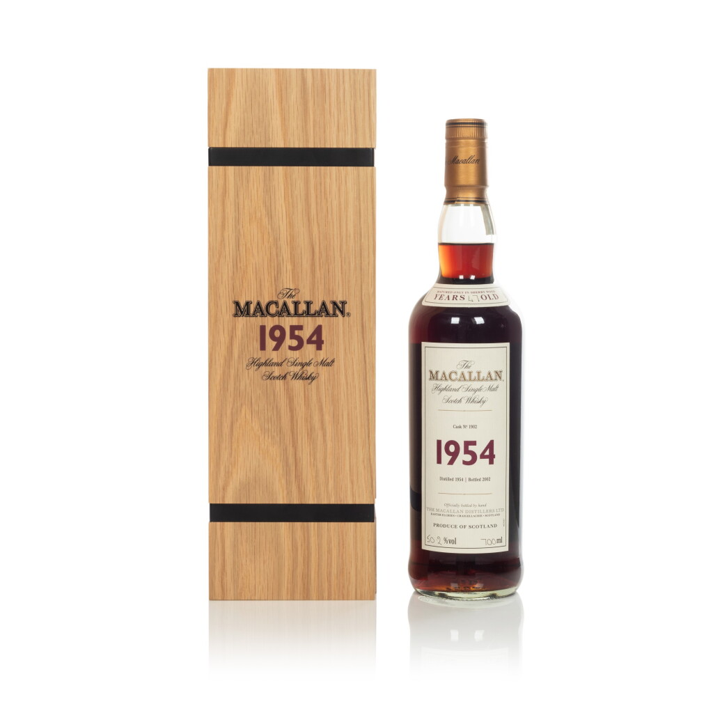 View full screen - View 1 of Lot 8. The Macallan Fine & Rare 47 Year Old 50.2 abv 1954 (1 BT70).