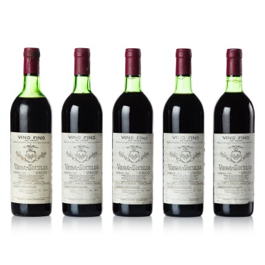 View full screen - View 1 of Lot 341. Vega Sicilia 'Unico' 1965 (10 BT).