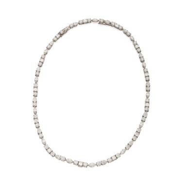 View full screen - View 1 of Lot 113. Tiffany & Co. | Diamond Necklace.